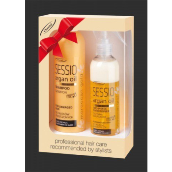 .CHANTAL Zestaw prezentowy SESSIO Argan Szampon 275g + Odżywka 200g  . Wy